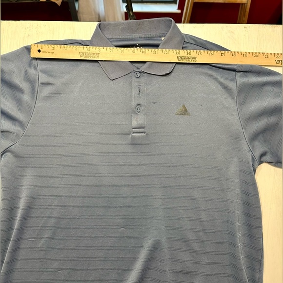 Adidas Golf Polo Shirt Men’s XL Blue Short Sleeve Performance Moisture Wicking - Picture 3 of 13